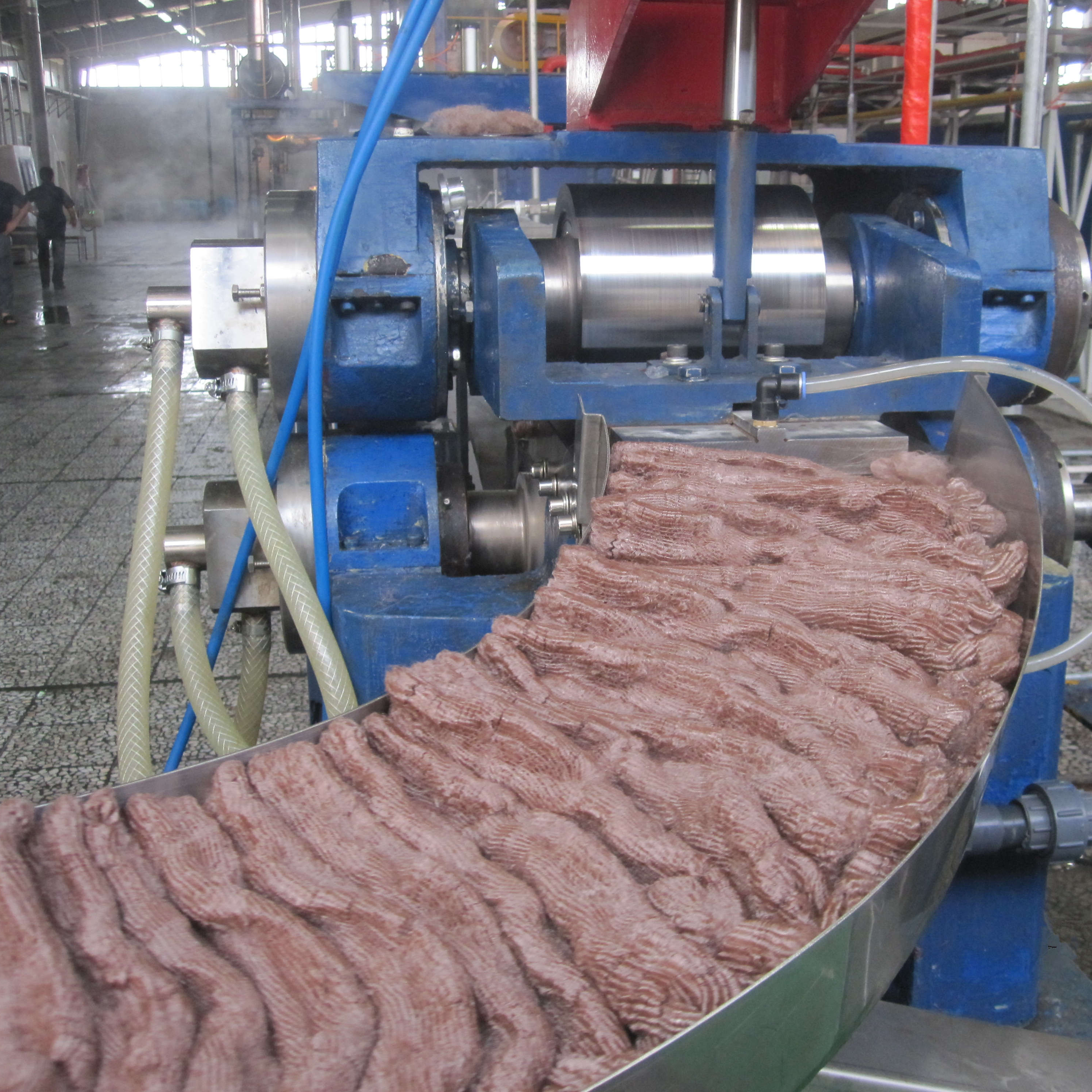 10 ton per hari mesin pembuat PSF, Lini Produksi Serat Pokok Polyester